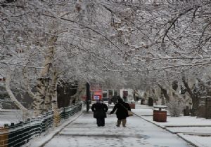 Erzurum a beyaz yakışıyor